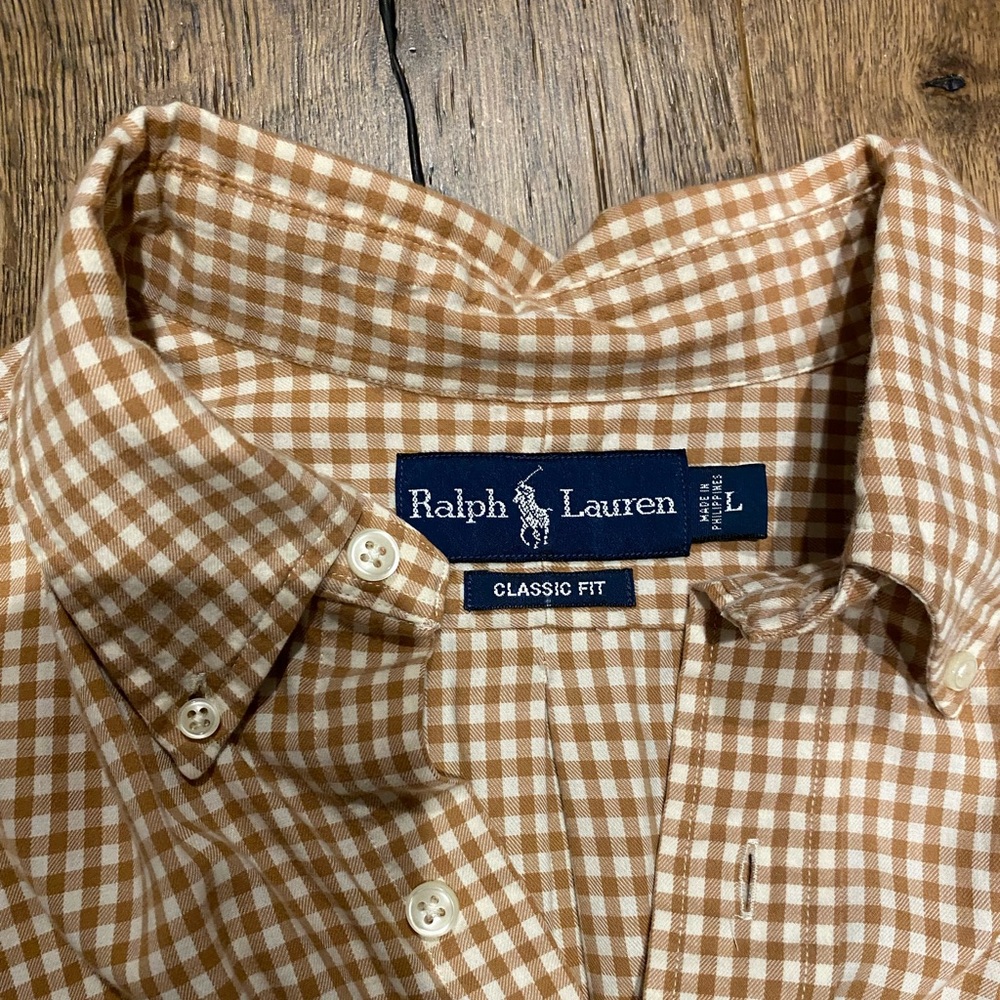 Long sleeve classic fit Polo Ralph Lauren button up - Size L - Picture 3 of 3